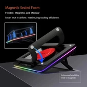 IETS GT600 RGB Dizüstü Bilgisayar Soğutucu V2(RGB+HUB) thumbnail 3