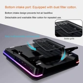 IETS GT600 RGB Dizüstü Bilgisayar Soğutucu V2(RGB+HUB) thumbnail 8