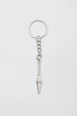 Anime Ninja Kunai Anahtarlık - Antik Gümüş Kaplama - Kadın Erkek - 1