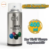 Gri Akrilik Sprey Boya 400 ml – RAL7016 Antrasit Metal Ahşap Plastik Yüzeylere Uygun Hobi Dekoratif thumbnail 1