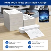 SUPVAN T200M Seyahat için Kablosuz Taşınabilir Yazıcı - 5