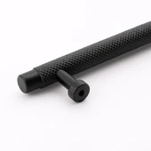 Martin Siyah Metal Kulp 192 mm Mobilya Çekmece Mutfak Dolabı Dolap Modern Kapak Kulpları Grip Desen thumbnail 3