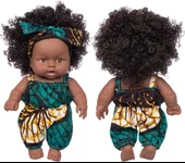 Ecore Fun 2 Adet Bebek Afrika Yıkanabilir Gerçekçi Silikon Bebekler - 3