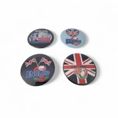 İngiltere Magnet Set 1 - 4'lü Buzdolabı Magnet England thumbnail 2