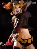 Mcfarlane DC Bomba Kabukları - Harley Quinn DLX V2 Reçine Heykeli - 4