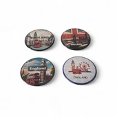 İngiltere Magnet Set 3 - 4'lü Buzdolabı Magnet England thumbnail 2