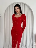 Akit İnci Detaylı Elbise thumbnail 1