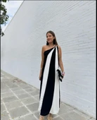 ÇİFT RENKLİ ELBİSE - 2