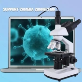 Poothoh Bileşik trinoküler Mikroskop 40X-5000X Büyütme thumbnail 6