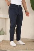 Erkek Casual Slim Fit Cord Desenli Kumaş Pantolon thumbnail 2
