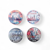 Londra Magnet Set 2 - 4'lü Buzdolabı Magnet London - 1