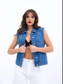 6778 KOT YELEK-MAVİ thumbnail 5