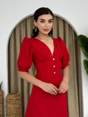 Linda Midi Elbise thumbnail 4