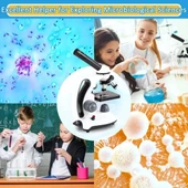 CRSPEXIL 40X-2000X Çocuk Öğrenciler Yetişkinler İçin Mikroskoplar thumbnail 2