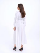 5903 ELBİSE-BEYAZ thumbnail 3