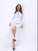 5903 ELBİSE-BEYAZ thumbnail 5