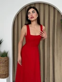 Neapolitan Askılı Elbise thumbnail 3