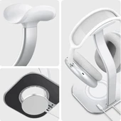 Spigen S380 (MagFit) MagSafe Şarj Cihazı ve Kulaklık Standı - 2
