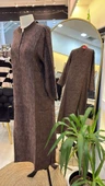 İNVEE ELBİSE  7026 KAHVERENGİ - 4