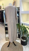 İNVEE ELBİSE  BEJ 7026 - 2