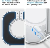 Spigen S380 (MagFit) MagSafe Şarj Cihazı ve Kulaklık Standı - 7