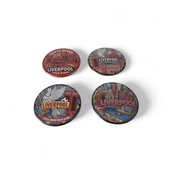 Liverpool Magnet Set 1 - 4'lü Buzdolabı Magnet Liverpool - 2
