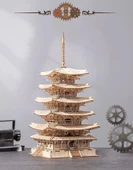 Robotime 3D Puzzle Ahşap El Sanatları Setleri thumbnail 4