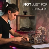 Robotime 3D Ahşap Puzzle Mekanik Dişli Model thumbnail 6