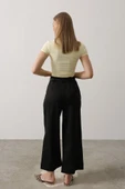 Kemer Pens Detaylı Pantolon - Siyah thumbnail 4
