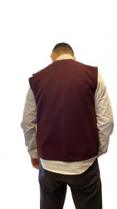 Erkek Spor Yelek Bordo 7KT906 - 3