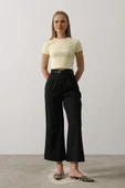 Kemer Pens Detaylı Pantolon - Siyah thumbnail 1