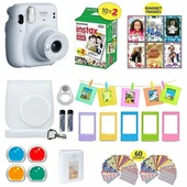 Fujifilm Instax Mini 11 Anlık Kamera Taşıma Çantası/Değer Paketi (20 Sayfa) - Beyaz - 1