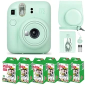 Fujifilm Instax Mini 12 Kamera/Mini Film (60 Sayfa)/Aksesuarlar - Yeşil - 1