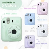 Fujifilm Instax Mini 12 Kamera/Mini Film (60 Sayfa)/Aksesuarlar - Yeşil - 8