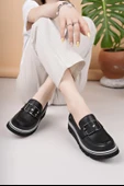 MAMMAMİA D25YA-3760  LOAFER DERİ KADIN AYAKKABI thumbnail 2