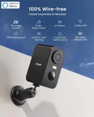 ieGeek Kablosuz Pille Çalışan WiFi Güvenlik Kamerası thumbnail 6