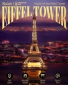 Rolife Büyük Eyfel Kulesi 3D Ahşap Puzzle - LED Model Yapı Seti thumbnail 2