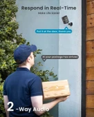 ieGeek Kablosuz Pille Çalışan WiFi Güvenlik Kamerası thumbnail 5