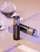 USB Type-C Şarjlı AA Pil 1.5V 1000+ Kez Şarj Edilebilir Lityum Pil 2 Adet Kalem Pil thumbnail 3