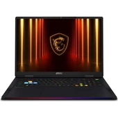 MSI RAIDER A18 HX A9WJG-091TR R9-9955HX3D 64GB DDR5 RTX5090 GDDR7 24GB 2TB SSD 18.0 UHD+ MINILED 120Hz W11H thumbnail 1