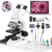 BOGRINUO Bileşik Binoküler Mikroskop 40X-2000X Büyütme thumbnail 11