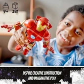 LEGO® Marvel Iron Man Figürü 76206 Koleksiyonluk Yaratıcı Oyuncak Yapım Seti (381 Parça) - 3