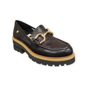 MAMMAMİA D25YA-3790 TOPUKLU HAFİF LOAFER DERİ KADIN AYAKKABI thumbnail 2