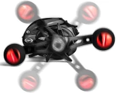 Valkyrie AE2000 Baitcasting Sol El Çıkrık 7:2:1 Olta Makinesi Motoru - 4