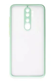 Xiaomi Redmi Note 8 Pro Kılıf Montreal Silikon Kapak - Turkuaz - 1
