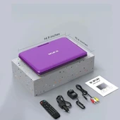 BOIFUN Taşınabilir DVD Oynatıcı 15.6" Geniş HD Ekran - 11