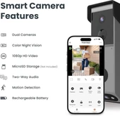 Feit Electric Akıllı Kapı Zili  Wi-Fi Kamera thumbnail 4