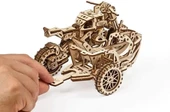 Ugears 3D Ahşap Puzzle Motosiklet Modeli thumbnail 8