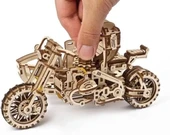 Ugears 3D Ahşap Puzzle Motosiklet Modeli thumbnail 6