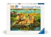 Ravensburger Lions Savannah'da 500 Parça Yapboz - 16584 thumbnail 1